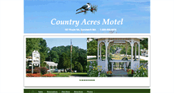 Desktop Screenshot of countryacresmotel.com